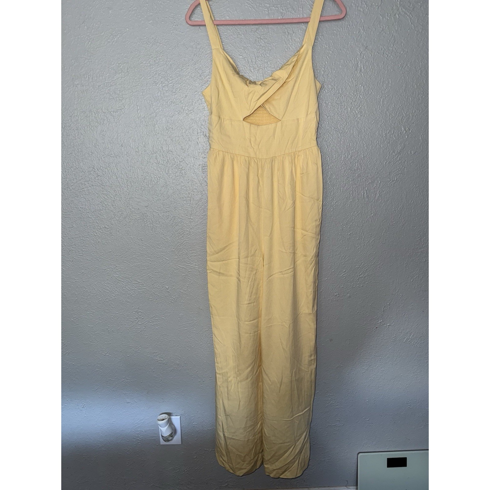 Nwt The Drop Women's Impala Jumpsuit Medium Yellow